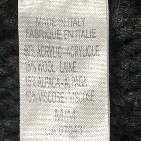 Anthropology Elsamanda Long Knitted Cardigan Sweater Jacket Wool Alpaca Blend M - Picture 13 of 13